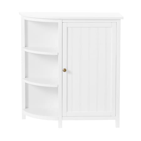 Alaterre Furniture Dover 27"W x 28"H Deluxe Storage Cabinet with Shelving ANDO75WH
